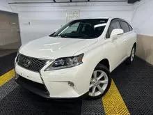 2011/14 Lexus RX270 2.7 (A) PREMIUM LUXURY SUV LOW MILEAGE TIP TOP CONDITION 1 CAREFUL OWNER CLEAN INTERIOR FULL LEATHER SEATS ELECTRONIC SEAT
