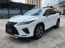 2020 Lexus RX 300 2.0 F Sport - PANORAMIC ROOF - RED SEAT - HUD - BSM - 4 CAMERA - GRADE 4.5 - (UNREGISTERED) - BEST DEAL -
