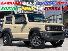 SAMURAI BEIGE UNREG 2019 SUZUKI JIMNY SIERRA 1.5 NA ALL GRIP PRO JPN