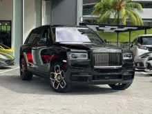 2023 Rolls-Royce Cullinan 6.7 Black Badge SUV UK Spec with Black Diamond Exterior, Mandarin Black Interior, Shooting Star Headliner, Bespoke Sound