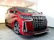 Recon 2021 Toyota Alphard 2.5 G S C Package MPV RED WINE METALIC