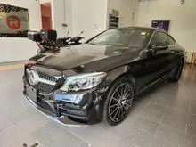 2019 Mercedes Benz C180 1.5 COUPE AMG Sports Package (A) PANORAMICROOF REDLEATHERSEATS HUD BSM PRESAFE ELECTRONICSEATS