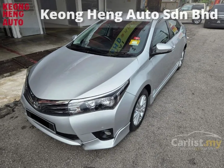 2014 Toyota Corolla Altis E Sedan