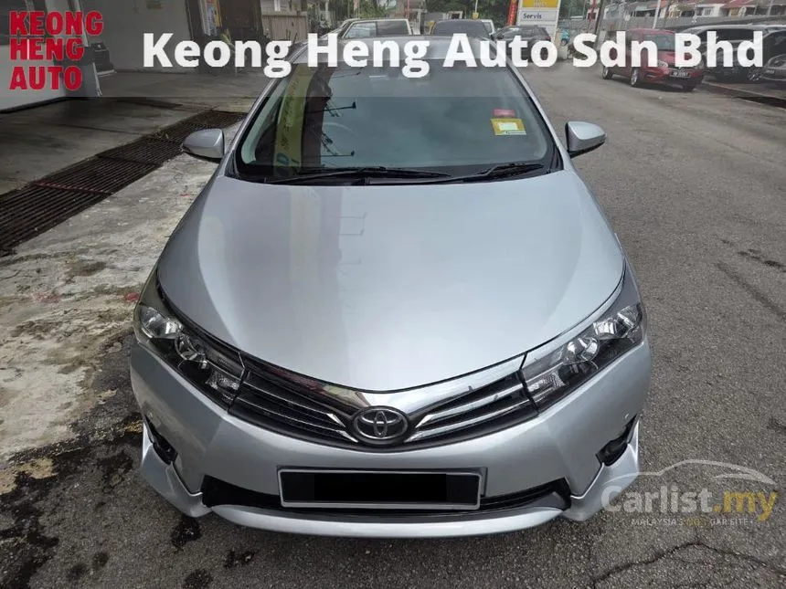 2014 Toyota Corolla Altis E Sedan