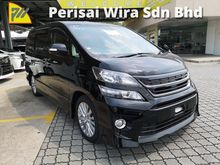 2014 Toyota Vellfire 2.4 Z G Edition UNREG . Pilot Seat Edition .Sunroof . Alpine Dvd Player & Alpine Roof Tv .Full Set Curtain .Original Condition .