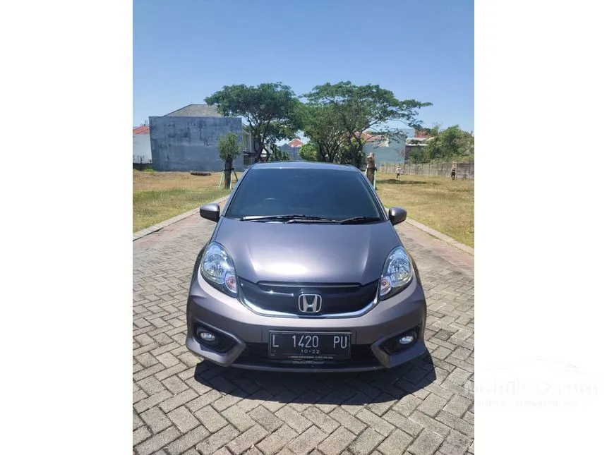 Jual Mobil Honda Brio 2017 Satya E 1.2 di Jawa Timur Automatic Hatchback Abu