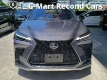 2022 Lexus NX 350 2.4 F Sport-SROOF-360CAM-BSM-HUD-5YR WARRANTY
