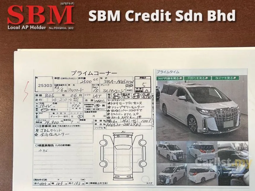 2021 Toyota Alphard G S C Package MPV