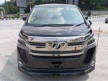 2017 Toyota Vellfire 2.5 Z Golden Eyes MPV **3 POWERE **7SEATER or 8SEATER **