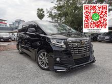 2017 Toyota Alphard 2.5 G SA TYPE BLACK TRD UNREG