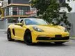 Recon 2020 Porsche 718 Boxster 2.0 Turbo Convertible PDK Unregistered Convertible Soft Top Reverse Camera Sport Chrono With Mode Switch Sport Exhaust Syst