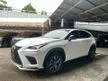 Recon 2019 Lexus NX300 2.0 F Sport SUV Sunroof 3LED Headlamp Sequential Blinker Signal Light Blind Spot Unregistered - Cars for sale