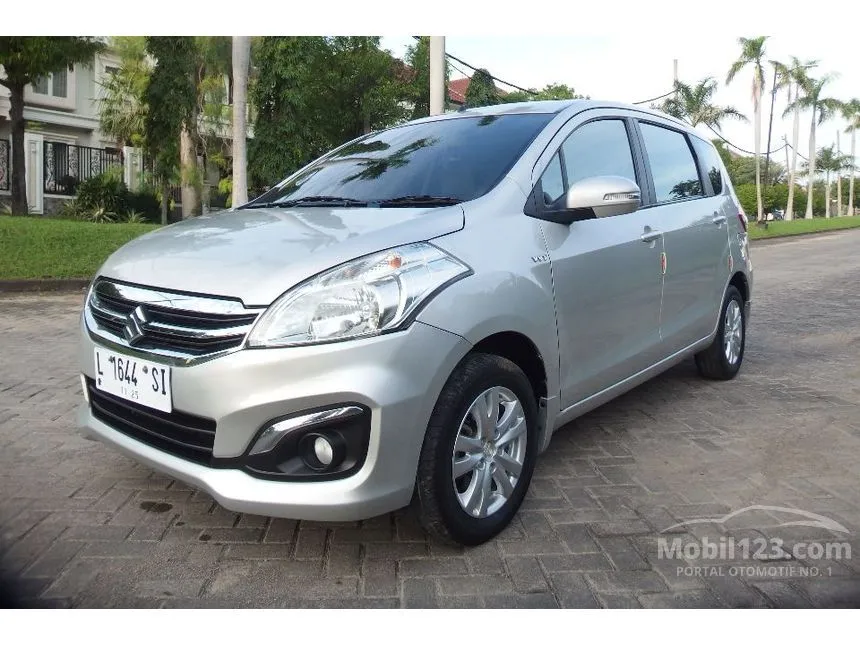 Jual Mobil Suzuki Ertiga 2017 GX 1.4 di Jawa Timur Manual MPV Abu