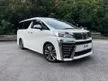 Recon 2019 Toyota Vellfire 2.5 ZG DROP PRICE - Cars for sale