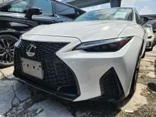 2020 Lexus IS 300 2.0 F Sport Sedan Well-Maintained Grade 4.5 rating with only 47,000km ensures a pristine vehicle