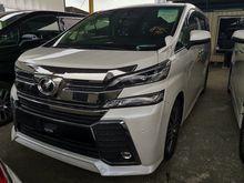 2016 Toyota Vellfire 2.5 ZG SUNROOF ROOF ALPINE MONITOR UNREG