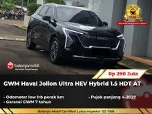 2025 GWM Haval Jolion 1.5 HEV SUV Hybrid 1.5 HDT AT Hitam Metalik NIK 2025 [ LOW KM 1RB ]