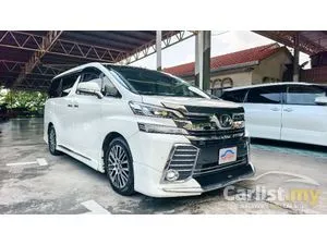 2015 Toyota Vellfire 2.5 ZG MPV