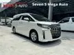 Recon EXTRA LOW MILEAGE**2021 Toyota Alphard 2.5 S