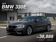 2016 BMW 330e 2.0 Sport Line Sunroof M3 Sporty Look High Loan