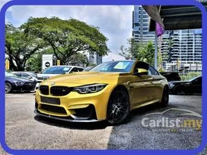 UNREGISTERED 2018 BMW M4 COMPETITION PACKAGE 3.0 DCT TWIN TURBO FACELIFT MODEL HEAD UP DISPLAY HARMAN KARDON REVERSE CAMERA CARBON INT ADAPTIVE LED