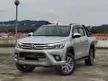 Used 2017 Toyota Hilux 2.8 G Pickup Truck TIPTOP CONDITION CAR KING TRY LOAN SAMPAI JADI - Cars for sale