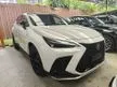 Recon LEXUS NX350 2.4 F SPORT UNREG GRADE 5A 10K KM ORANGE CALIPERS RED INTERIOR
