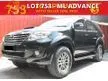 Used 2014 Toyota Fortuner 2.5 G TRD TipTOP (LOAN KEDAI/BANK/CREDIT) - Cars for sale