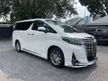 Recon 2019 Toyota Alphard 3.5 GF GF SUNROOF JBL 360CAMERA FULLY LOADED LOW MILEAGE MODELISTA BODYKIT