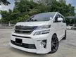 Used TOYOTA VELLFIRE 2.4 ZG (A) TIPTOP PERFECT CONDITION HIGH LOAN FREE WARRANTY