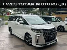 2021 Toyota Alphard SC Modellista Bodykit & DRL BSM DIM ROOF MONITOR Mileage 38k km