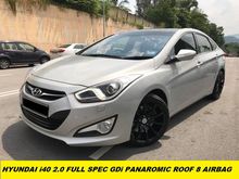 2014 Hyundai i40 2.0 GDI FULL SRV RECORD ONE LADY OWNER PANAROMIC WITH SUNROOF FULL LEATHER ELECTRIC SEATS LIKE NEW