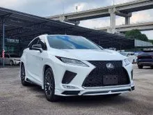 2021 Lexus RX 300 2.0 F Sport SUV (READY STOCK GRADE 5A) TRD BODYKIT WITH MUFFLER, RED LEATHER SEAT, 2ND ROW POWER SEAT, 360 CAMERA, PANORAMIC ROOF
