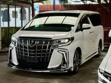 2022 Toyota Alphard 2.5 SC - PILOT SEAT / ORI MODELLISTA KIT n MUFFLER / S.ROOF / DIM / BSM / REAR ENTERTAINMENT ROOF MONITOR