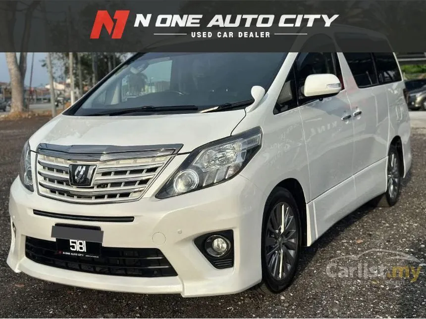 2013 Toyota Alphard G 240S Gold MPV