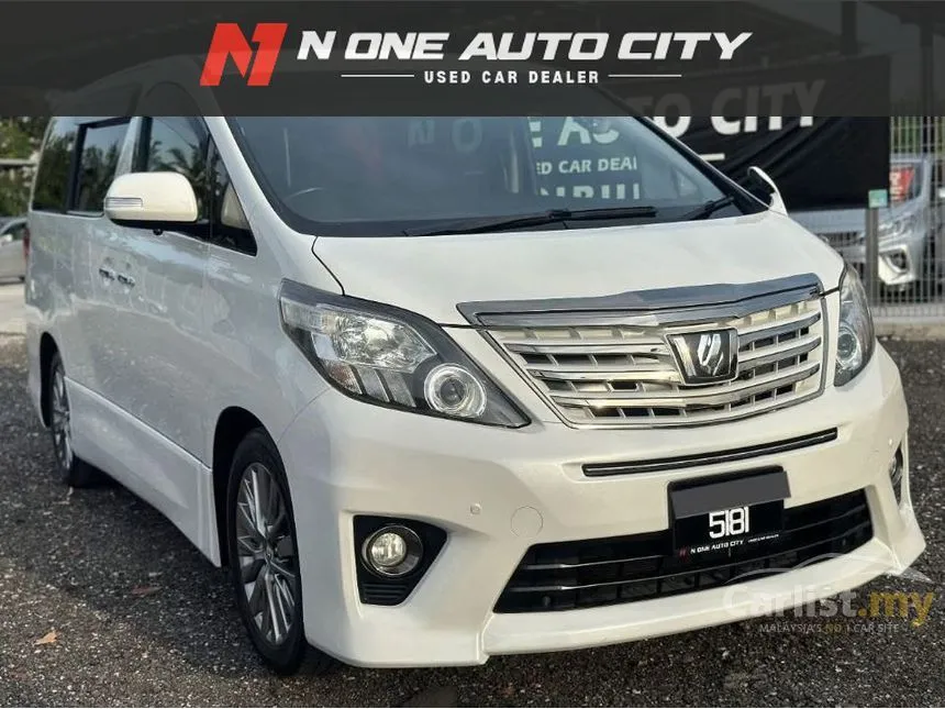 2013 Toyota Alphard G 240S Gold MPV
