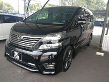 2009 Toyota Vellfire 2.4 Z Platinum Full Spec No GST Hari Raya Promotion