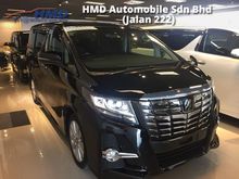 2015 Toyota Alphard 2.5 SA - Unreg - 0% GST - Japan Toyota Certified Cars - Sunroof - Alpine Audio - No Hidden Info - No Hanky Banky -