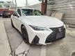 Recon 2021 LEXUS IS300 2.0 F SPORT MODE BLACK NEW MODEL S/ROOF RED LEATHER SEAT 360 CAMERA PRE