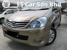 2011 Toyota Innova 2.0 G MPV 1 malay teacher owner, year make 2011, excellent condition