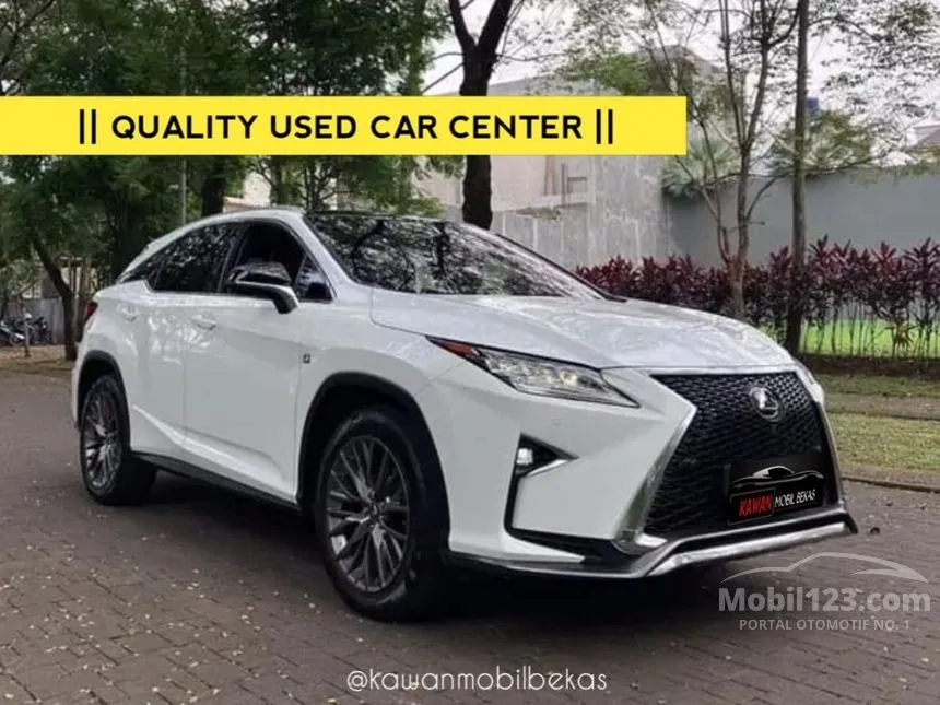 Jual Mobil Lexus RX 200t 2017 F Sport 2.0 di DKI Jakarta Automatic SUV Putih Rp 685.000.000