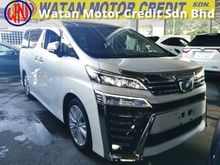 2018 Toyota Vellfire 2.5 ZA Z UNREG,HALF SST,7 SEATS,3 POWER DRS & BOOT,PRE CRASH,360 SURROUND CAM,LED LIGHT & ETC,FREE WARRANTY & MANY GIFTS