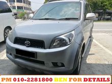 2013 Toyota Rush 1.5 G S FULL SERVIS RECOD 1 MAKCIK OWNER ALL KEEP ORI COND MYVI AVANZA