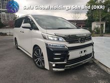 2018 Toyota Vellfire 3.5 ZG FULL, SUNROOOF,JBL,PRE CRASH,DIM,BSM,BLIND SPOT,4 CAM,18 UNREG