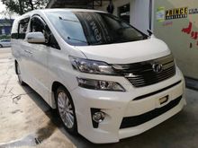 2012 Toyota Vellfire 2.4 ZG 1 Dato Owner Reg 2014 (Pilot Seats, Full Leather Seats, ALPINE Roof Monitor, Done 83K Km Only) (CALL TO NEGO PRICE)