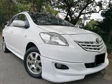 2012 Toyota Vios 1.5 J Sedan (A) FACELIFT TRD BODYKIT REVERSE CAMERA