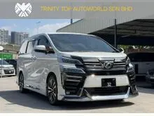 FULL CAR LETHER PILOT SEAT, SUNROOF, 40 SERIES ANDROID PLAYER WITH 360 CAMERA 2016 Toyota Vellfire 2.5 ZG MPV SELLING WITH WARRANTY