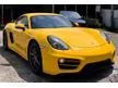 Used 2013 Porsche MSIA Imported New 78K KM FullServiceRecord PDLS PASM Sport Chrono Sport Steering Sport Seats Cayman 2.7 One Owner 3.4