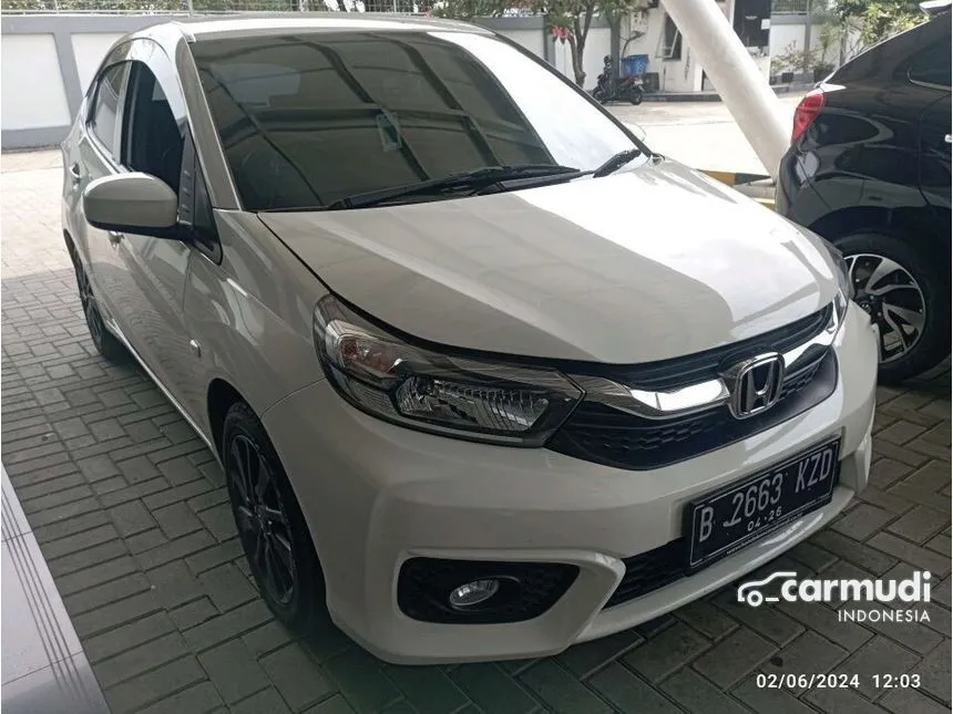 Jual Mobil Honda Brio 2021 E Satya 1.2 di Banten Automatic Hatchback Putih Rp 148.000.000