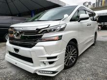 FULL DUTY PAID 2017 Toyota Vellfire 2.5 ZG